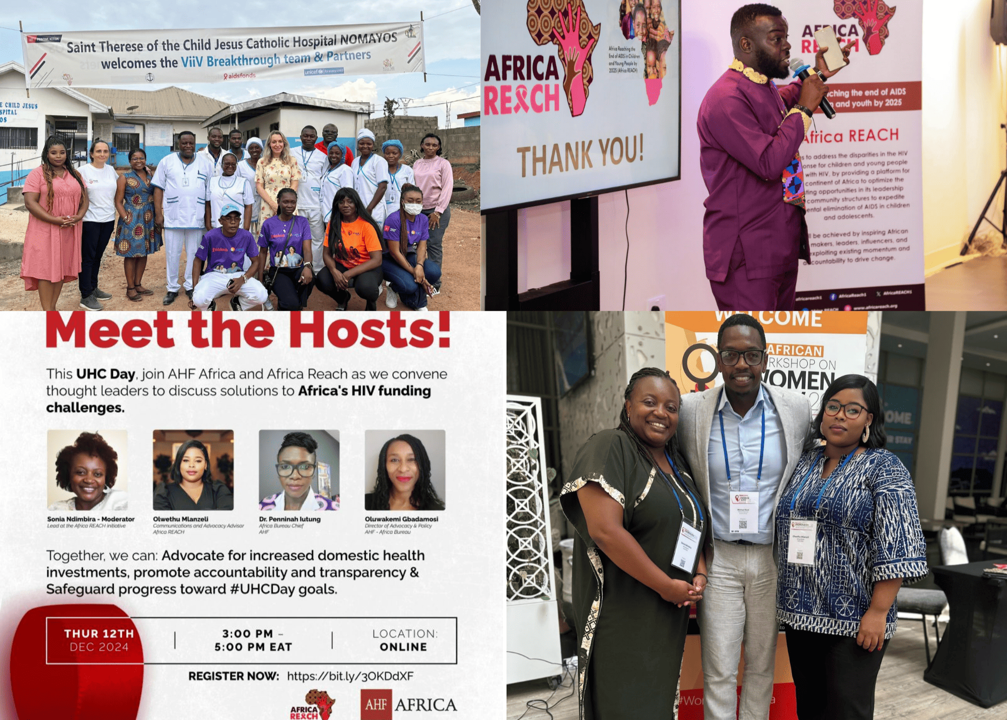 Africa Reach Home page slider